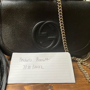 Black Gucci Purse